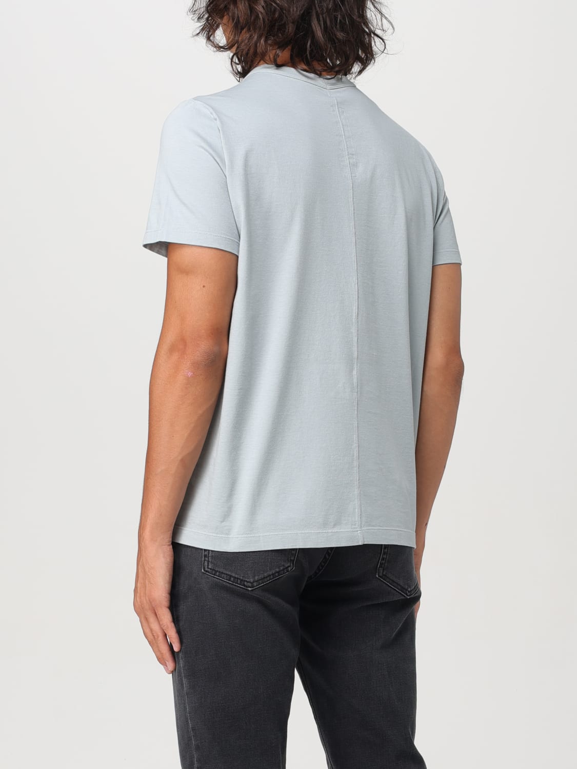 RICK OWENS T-SHIRT: T-shirt men Rick Owens, Gnawed Blue - Img 2