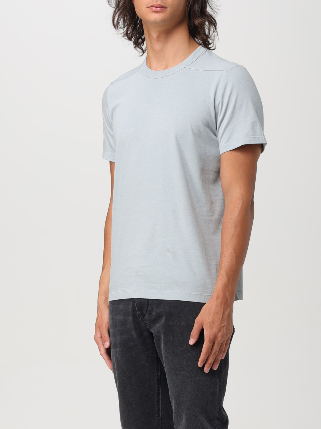 RICK OWENS T-SHIRT: T-shirt men Rick Owens, Gnawed Blue - Img 3