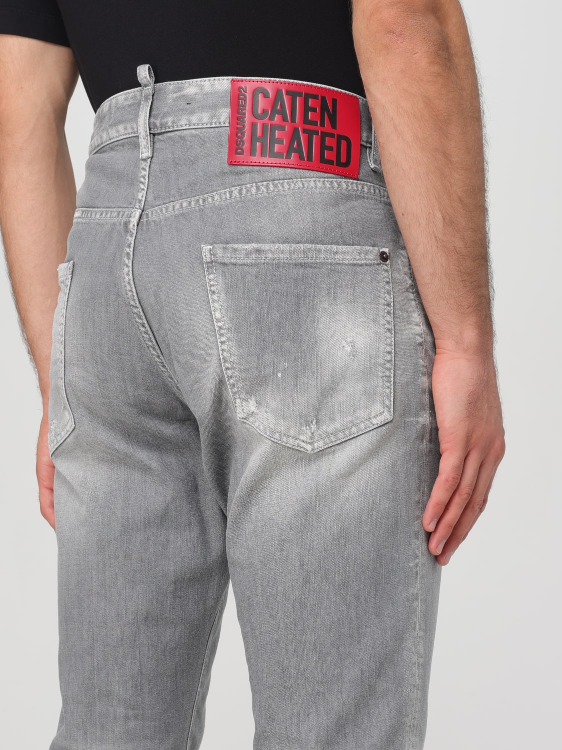 DSQUARED2 JEANS: Jeans men Dsquared2, Grey - Img 4