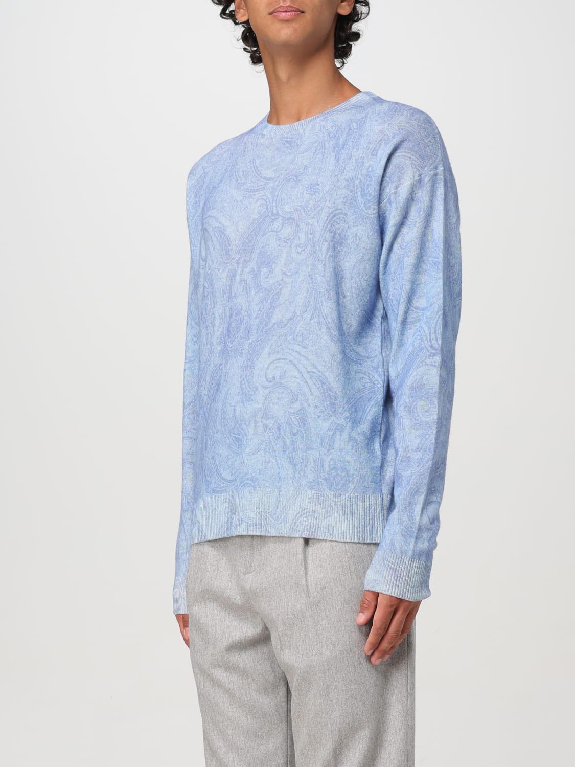 ETRO SWEATER: Sweater men Etro, Blue - Img 4