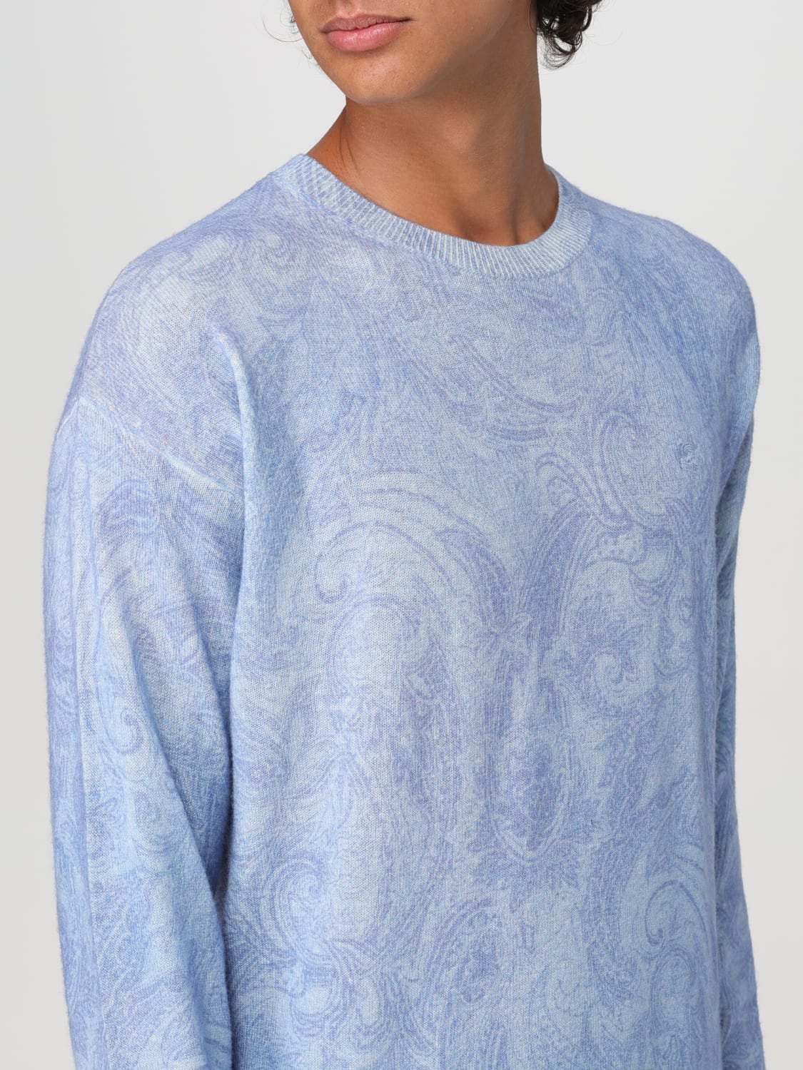 ETRO SWEATER: Sweater men Etro, Blue - Img 5