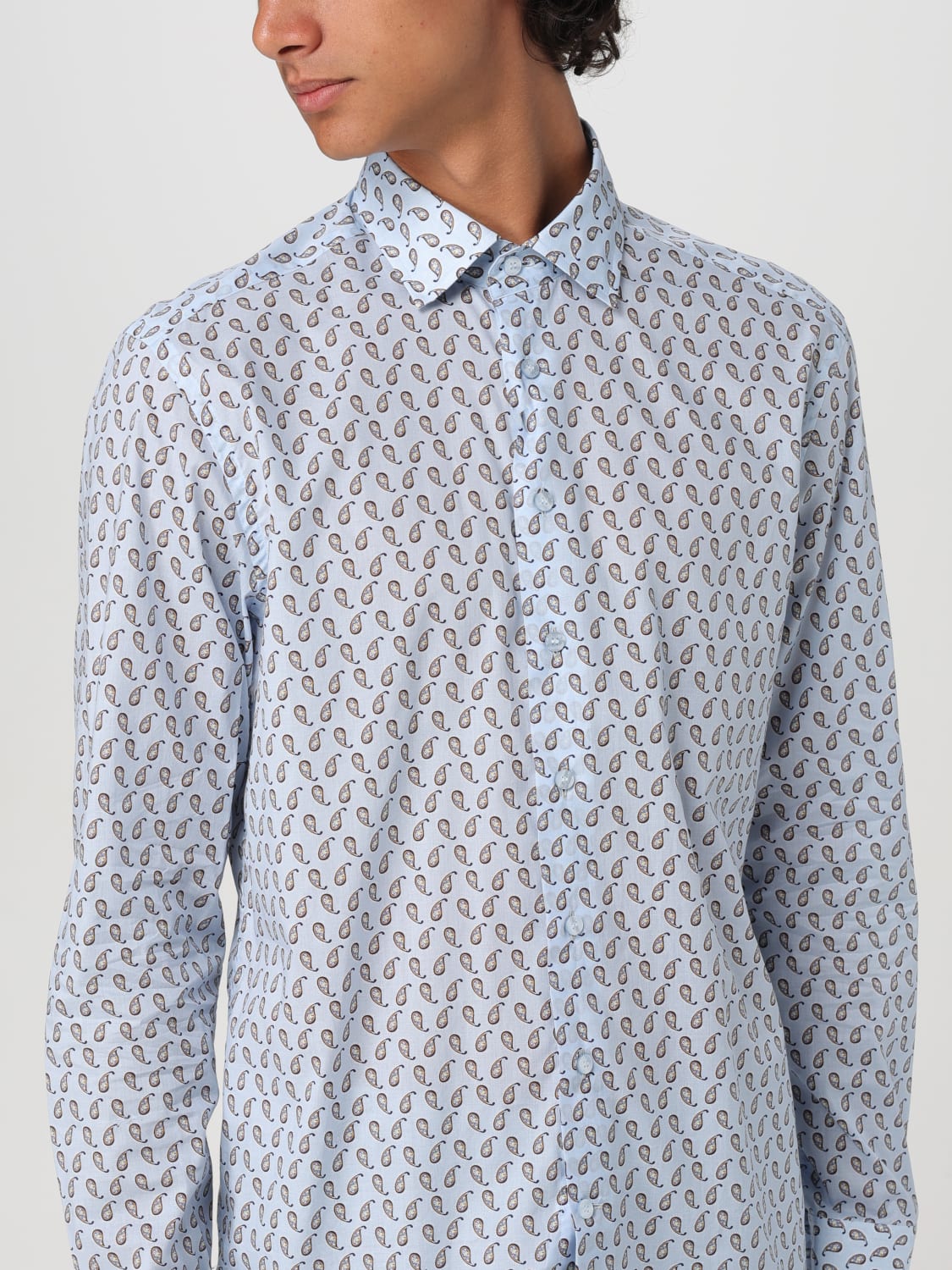 ETRO SHIRT: Shirt men Etro, Blue - Img 5