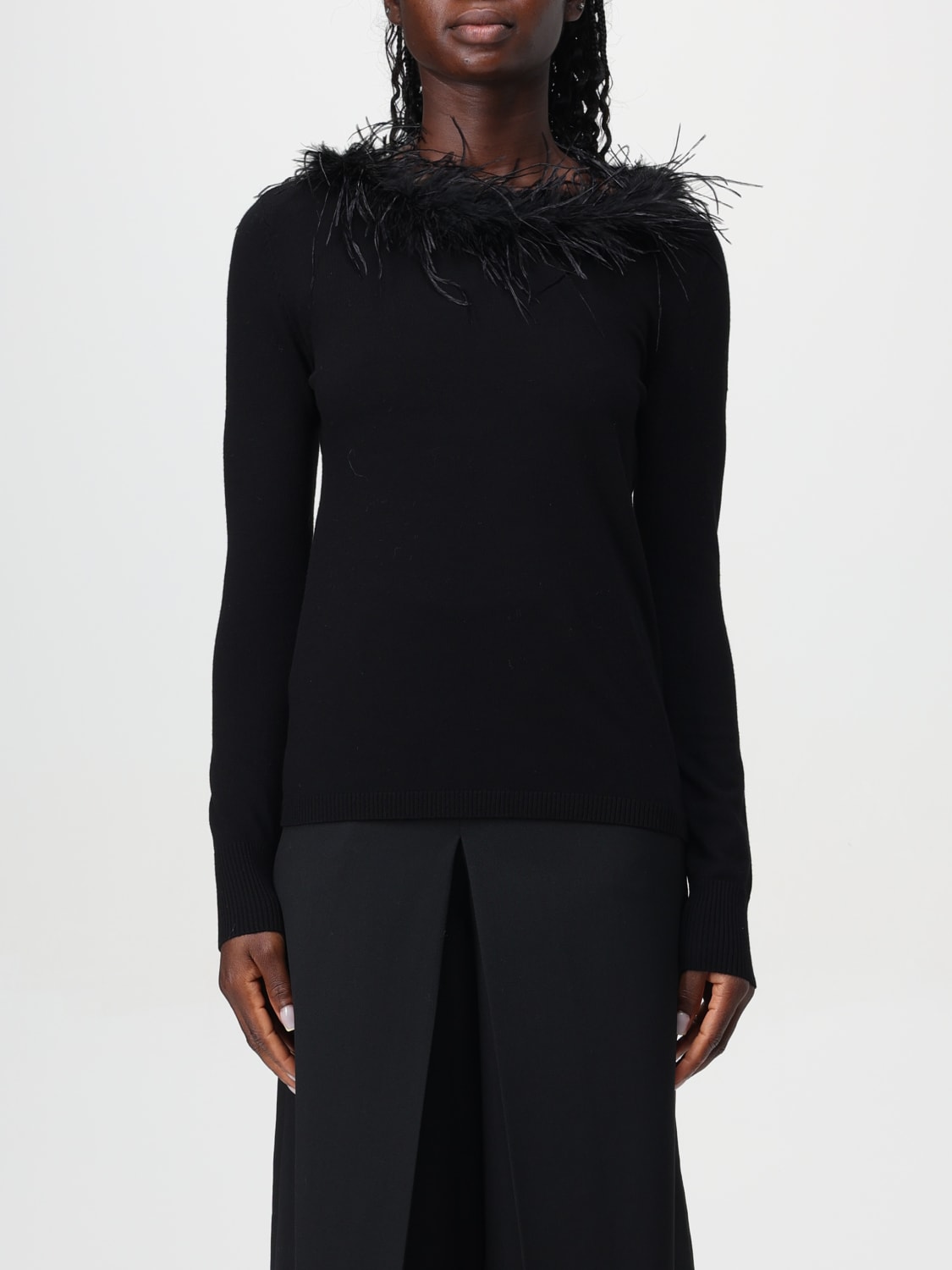 TWINSET SWEATER: Sweater woman Twinset, Black - Img 1