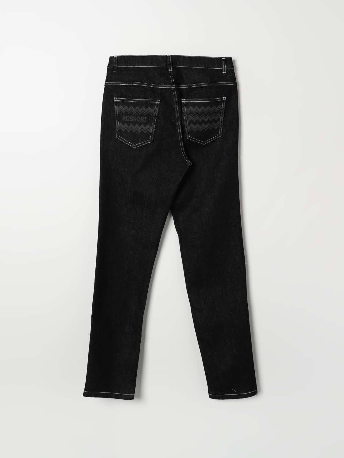 MISSONI PANTALONE: Jeans Missoni in denim , Nero - Img 2