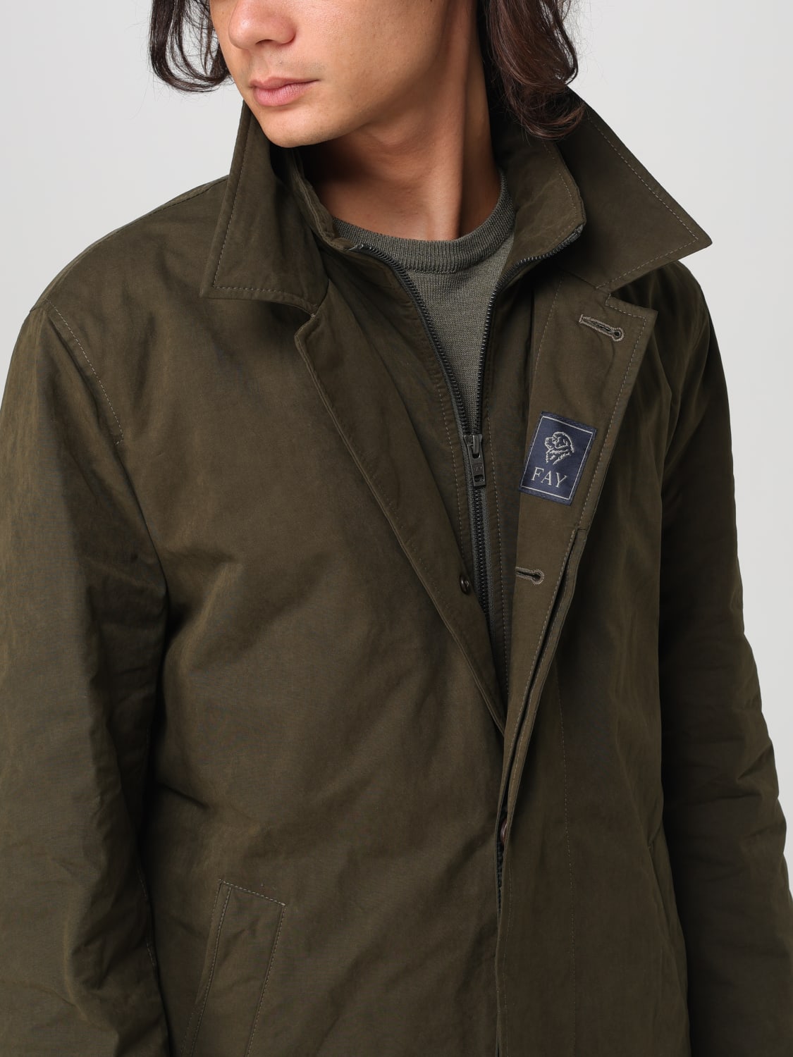 FAY COAT: Coat men Fay, Green - Img 4