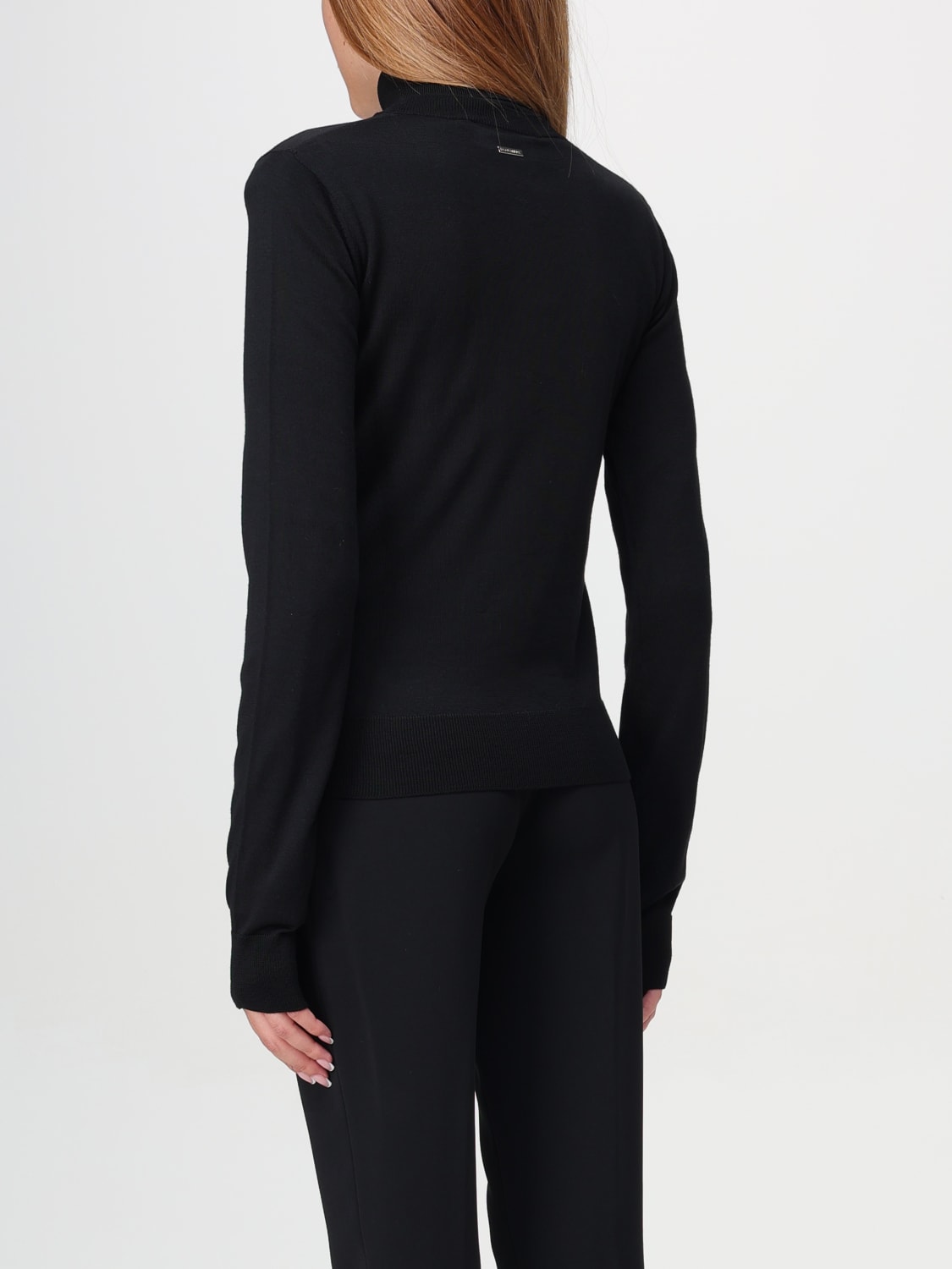 DSQUARED2 毛衣: 毛衣 女士 Dsquared2, 黑色 1 - Img 2