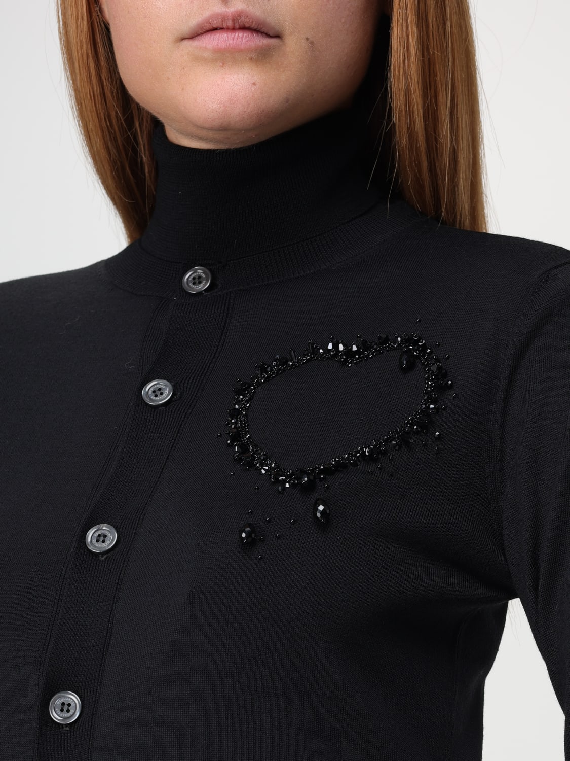 DSQUARED2 毛衣: 毛衣 女士 Dsquared2, 黑色 1 - Img 4