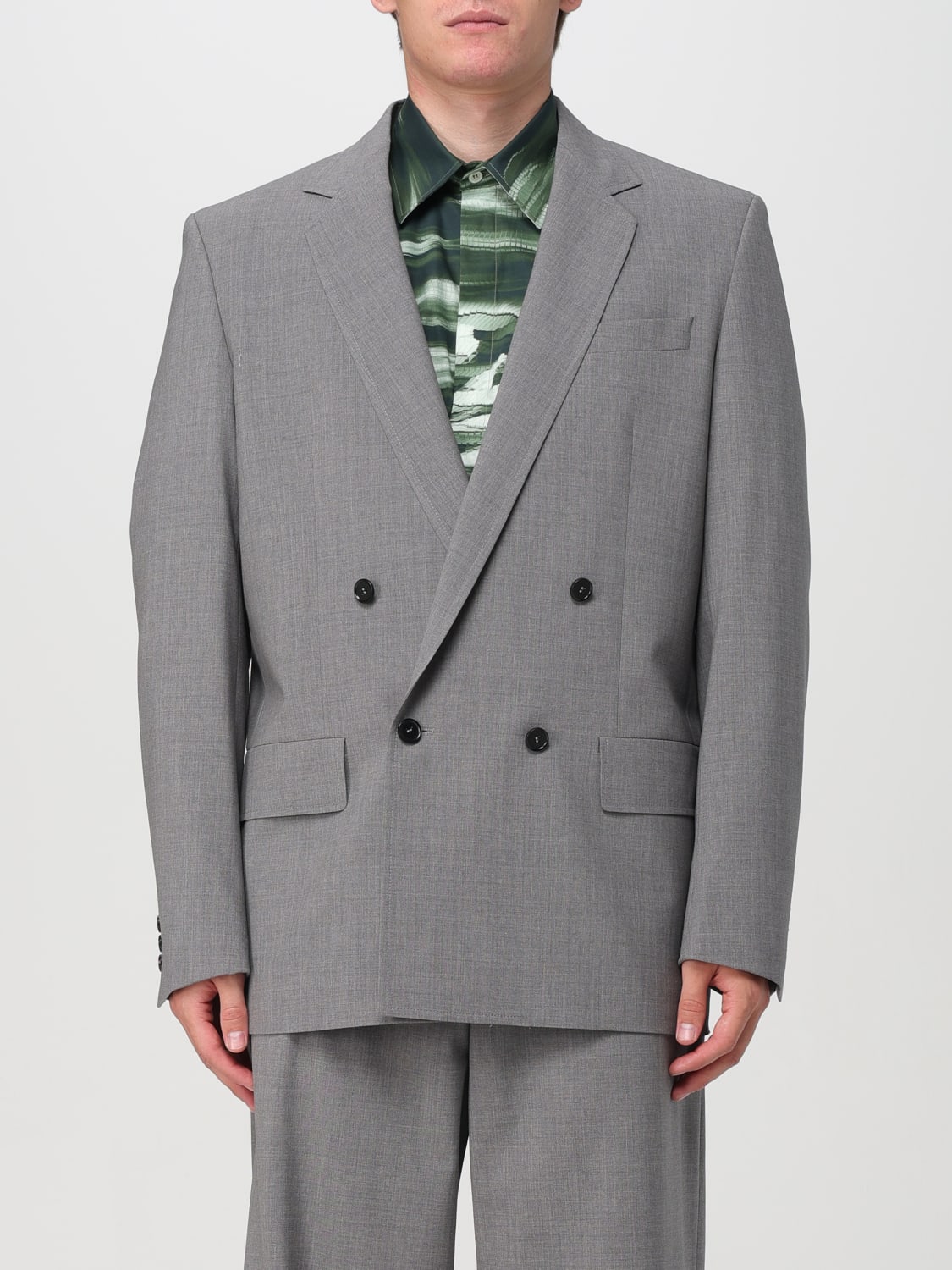 MSGM BLAZER: Jacket men MSGM, Grey - Img 1