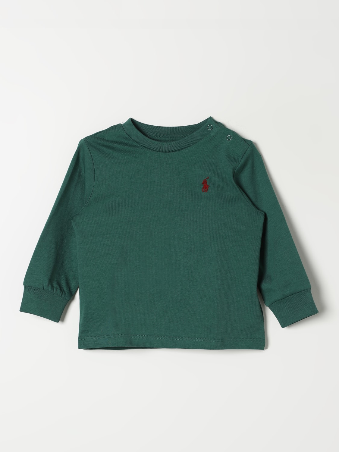 POLO RALPH LAUREN T-SHIRT: T-shirt kids Polo Ralph Lauren, Green - Img 1