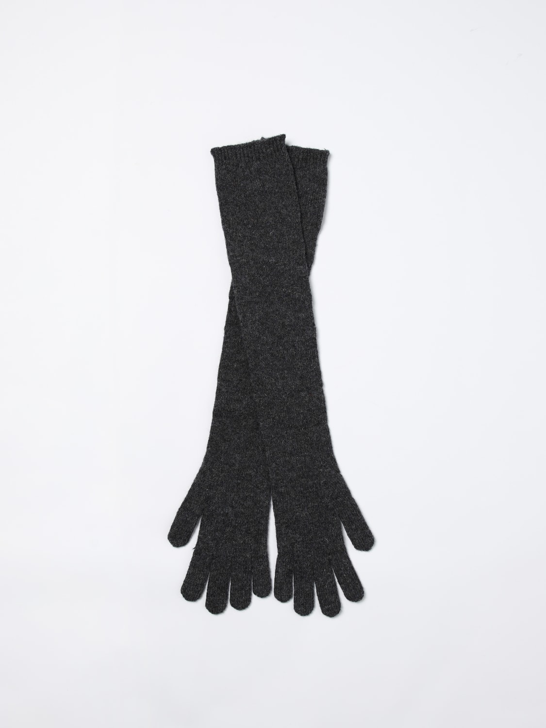 MOSCHINO COUTURE GLOVES: Gloves woman Moschino Couture, Grey - Img 1