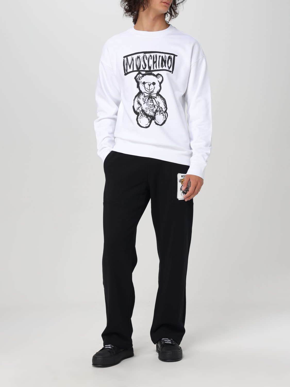 MOSCHINO COUTURE SWEATSHIRT: Sweatshirt men Moschino Couture, White - Img 2