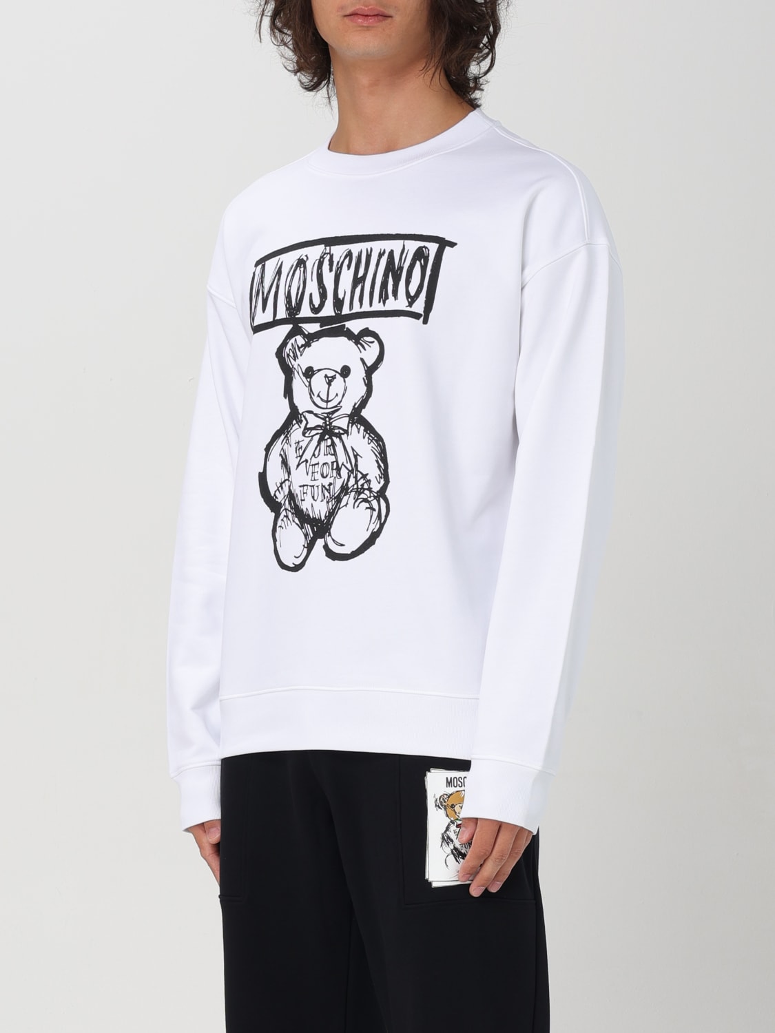 MOSCHINO COUTURE SWEATSHIRT: Sweatshirt men Moschino Couture, White - Img 4