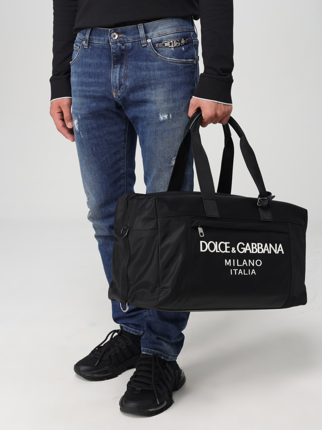 DOLCE & GABBANA TRAVEL BAG: Bags men Dolce & Gabbana, Black - Img 2