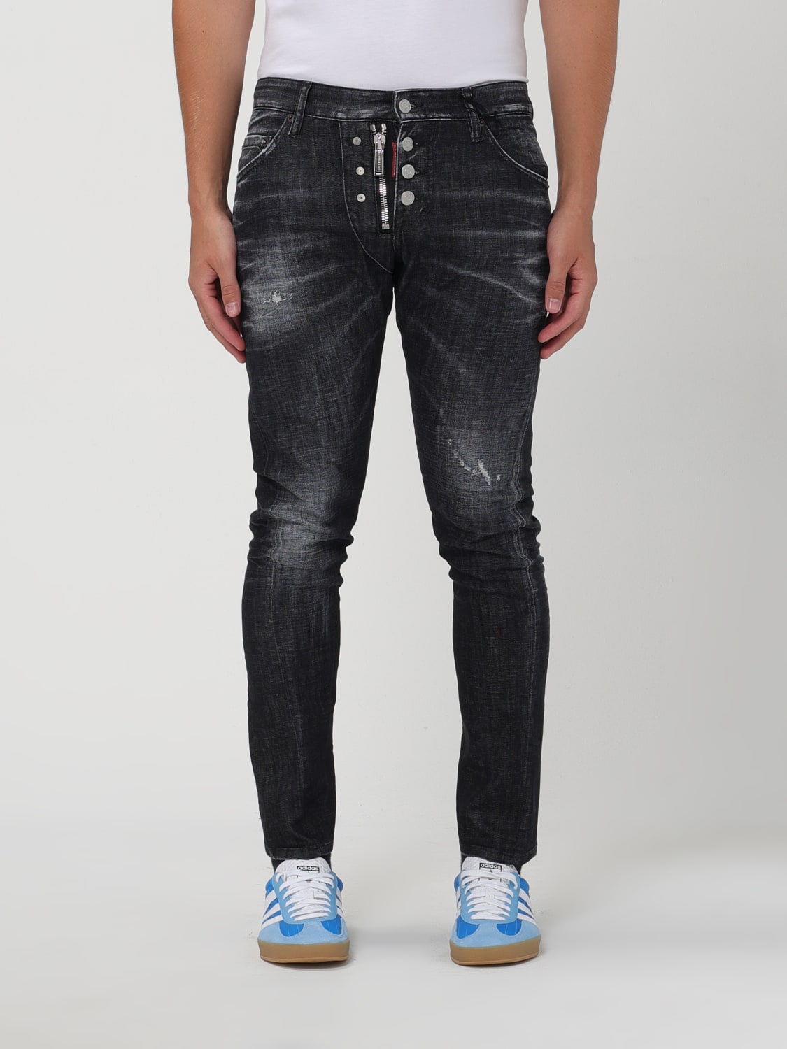 DSQUARED2 JEANS: Jeans men Dsquared2, Black - Img 1