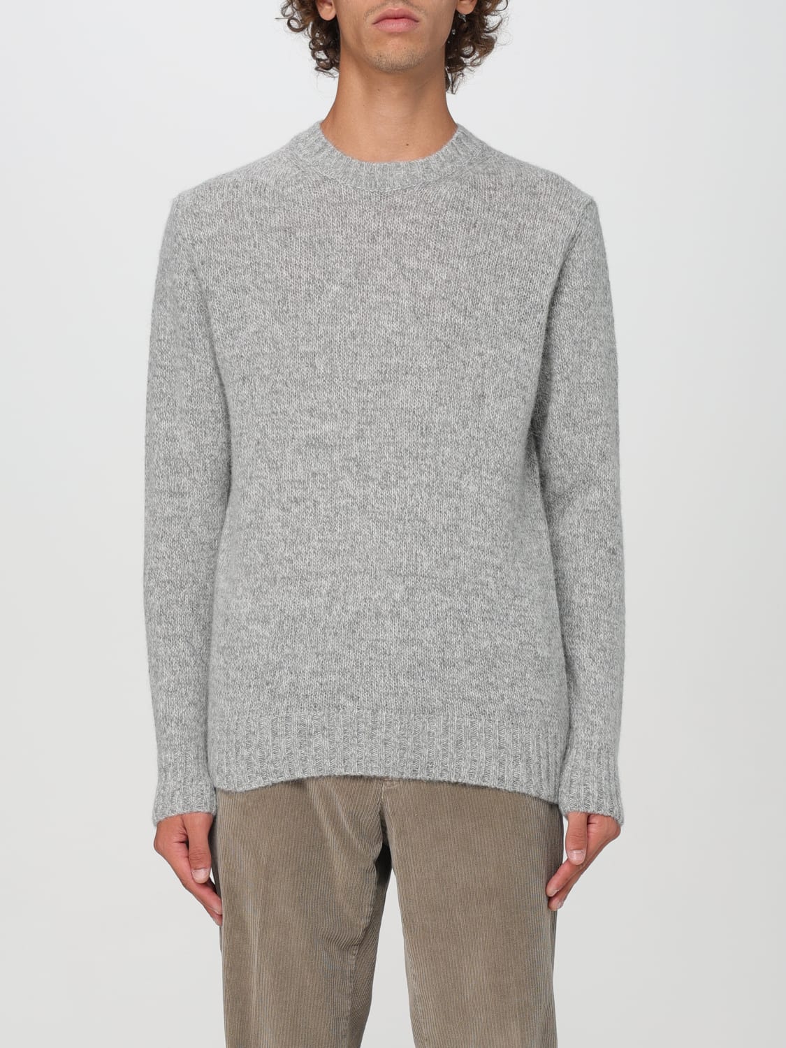 LARDINI SWEATER: Sweater men Lardini, Beige - Img 1