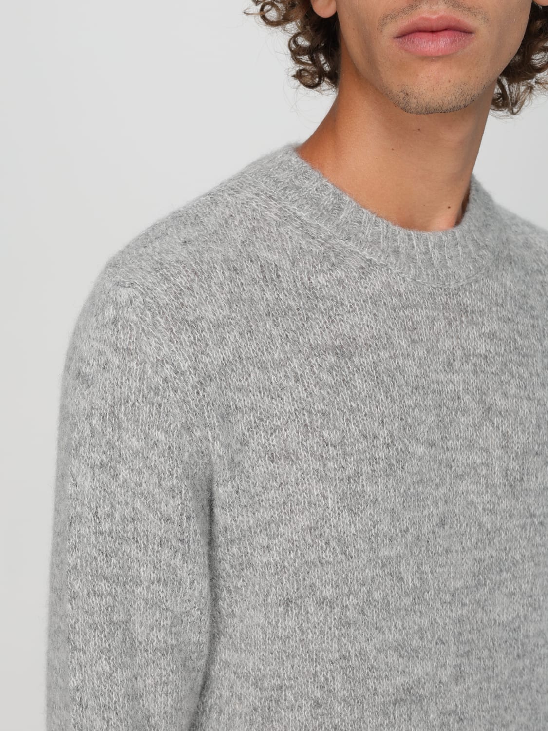 LARDINI SWEATER: Sweater men Lardini, Beige - Img 3