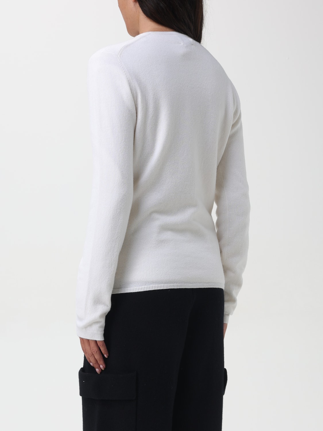 ALLUDE CARDIGAN: Sweater woman Allude, White - Img 2