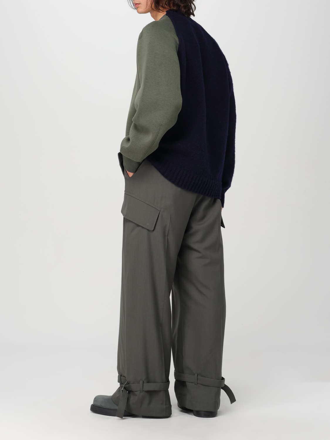 SACAI：パンツ メンズ - 柿 | GIGLIO.COMオンラインのSacai パンツ 2403423M