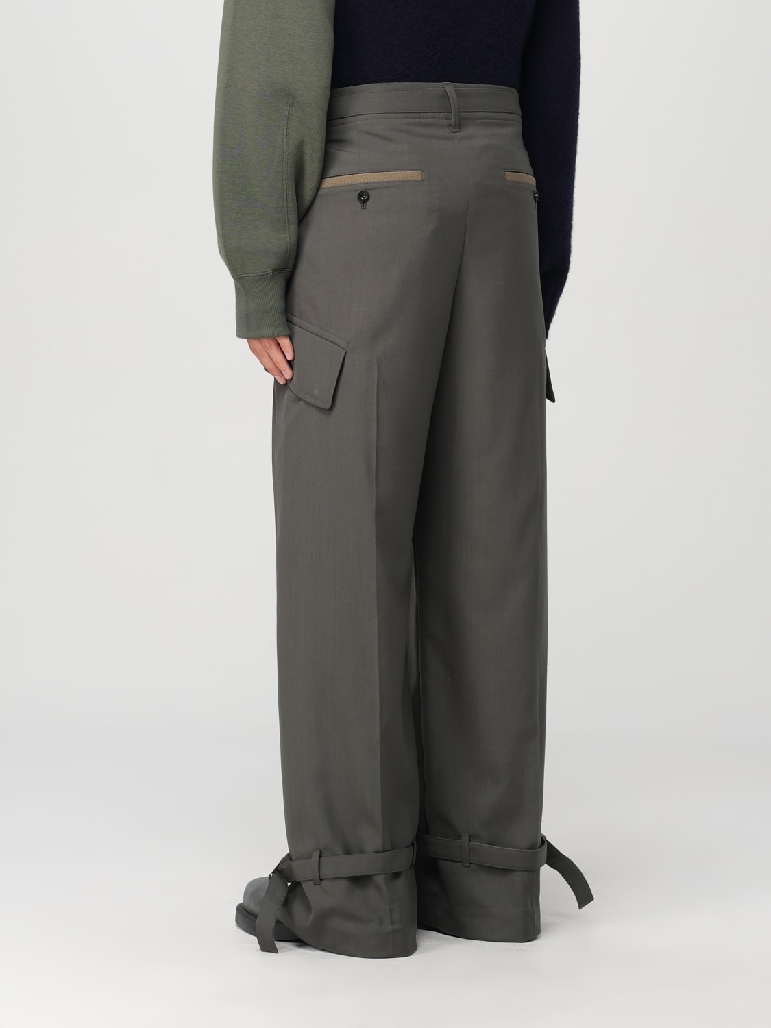 SACAI PANTS: Pants men Sacai, Kaki - Img 3