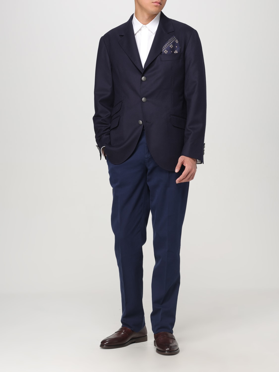 BRUNELLO CUCINELLI BLAZER: Veste homme Brunello Cucinelli, Bleu - Img 2