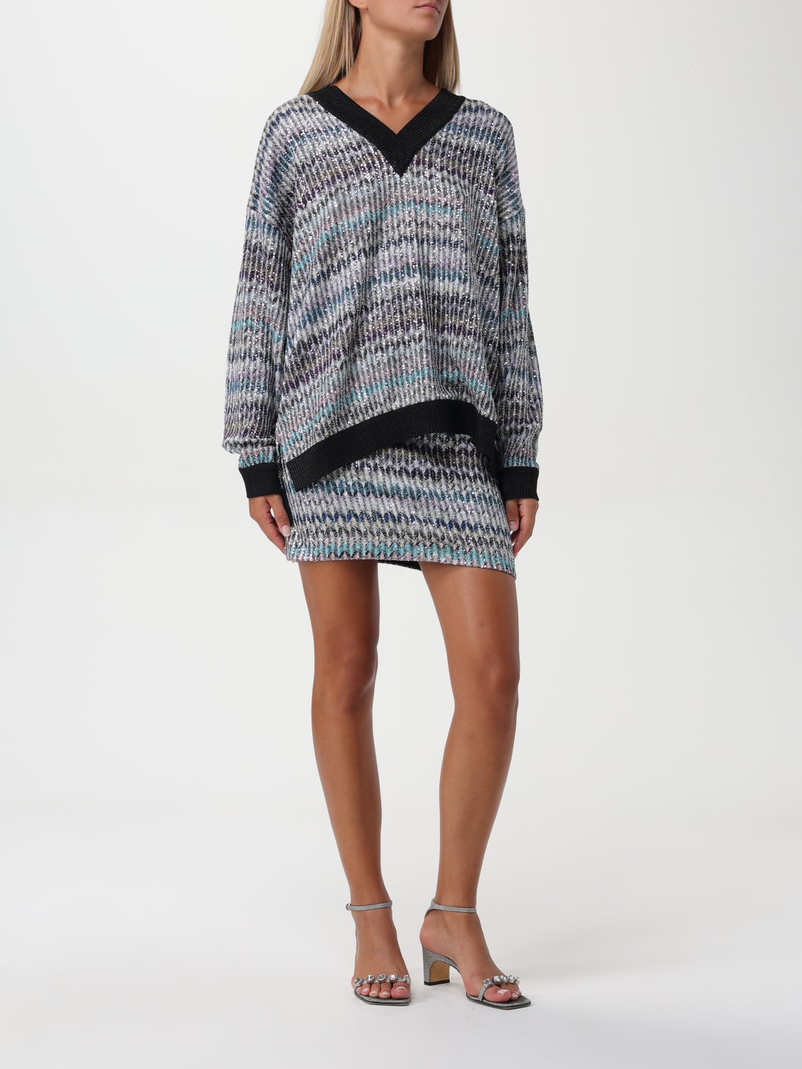 MISSONI 스커트: 스커트 여성 Missoni, 핑크 - Img 2