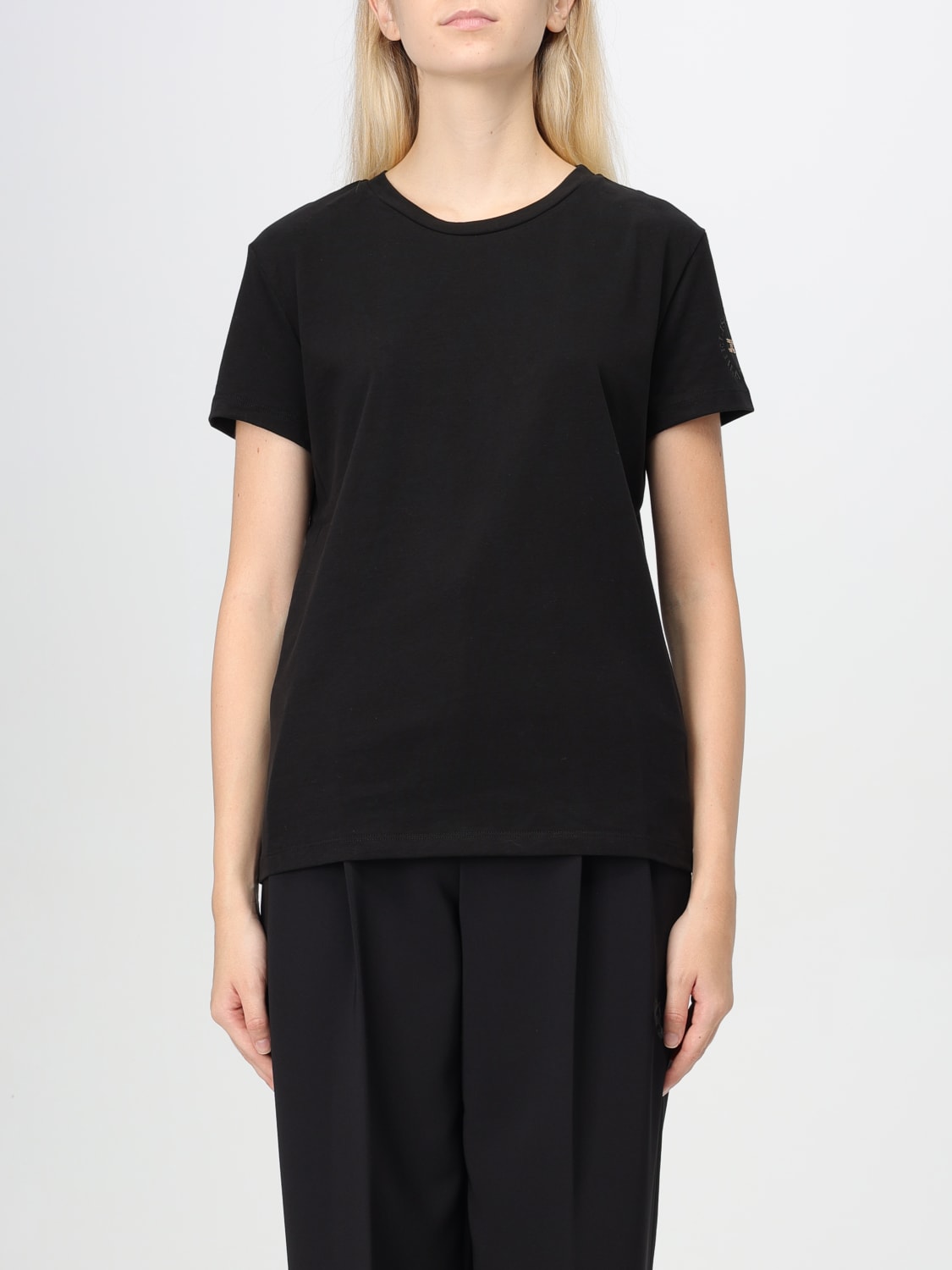 ELISABETTA FRANCHI T-SHIRT: T-shirt woman Elisabetta Franchi, Black - Img 1