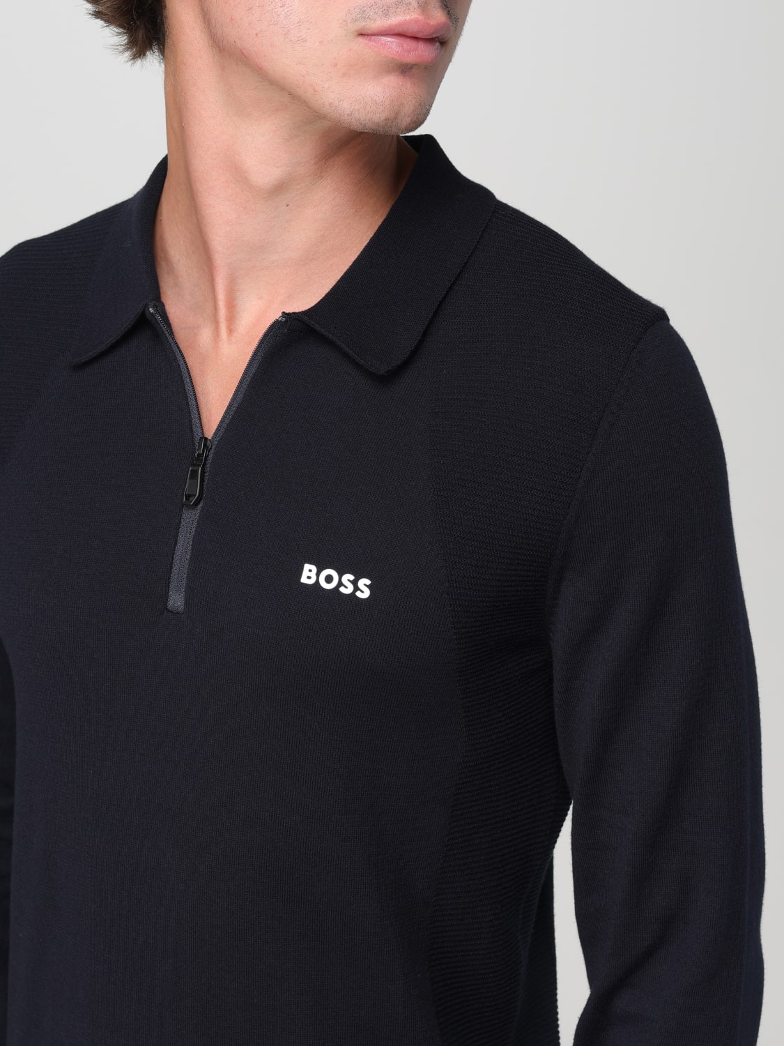 BOSS POLO SHIRT: Polo shirt men Boss, Blue - Img 3