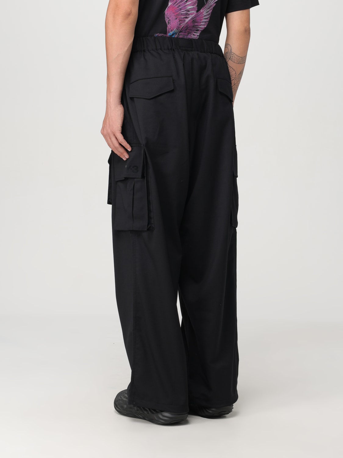 Y-3 PANTS: Pants men Y-3, Black - Img 3