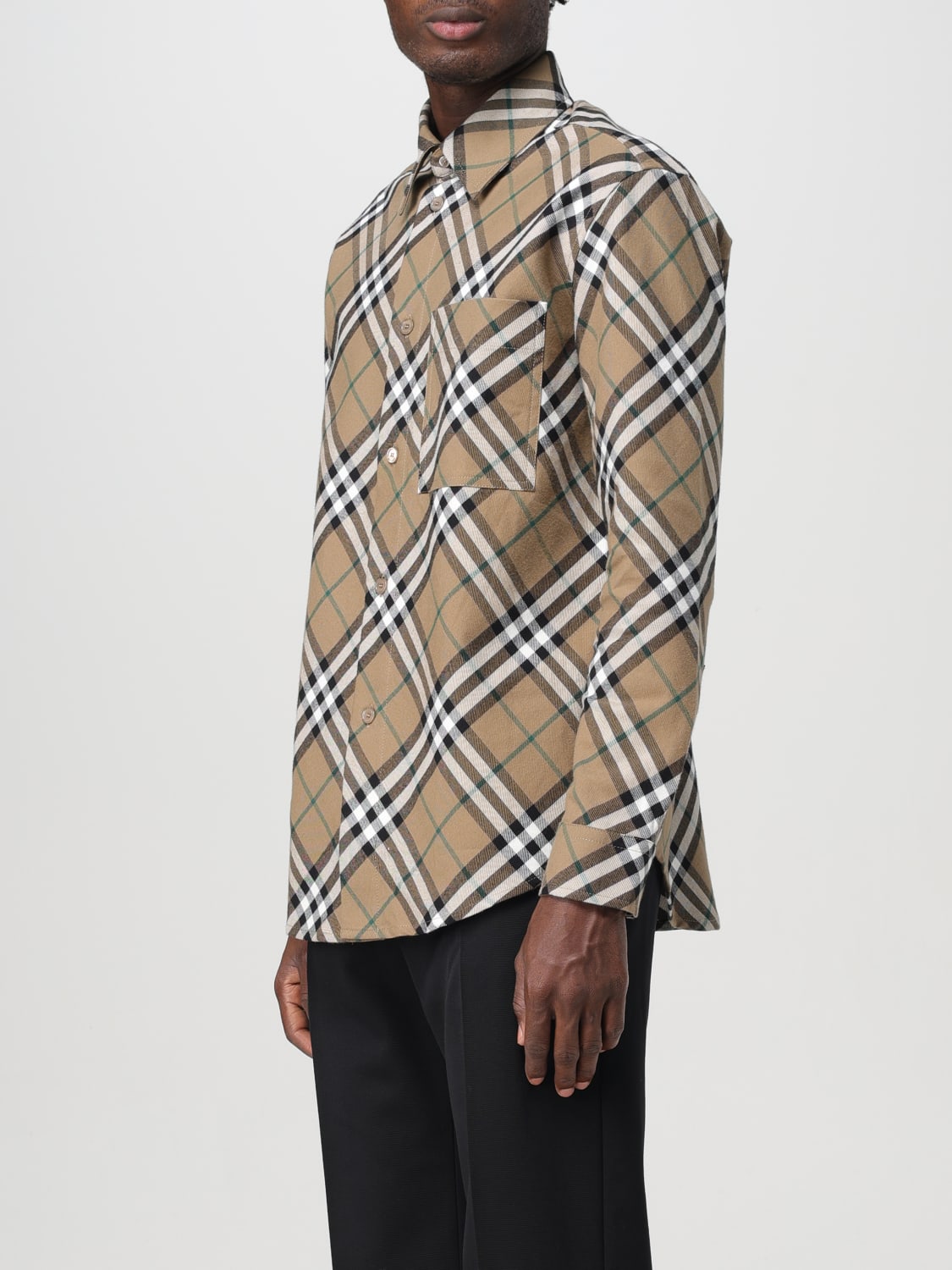 BURBERRY SHIRT: Burberry men's shirt, Multicolor - Img 4