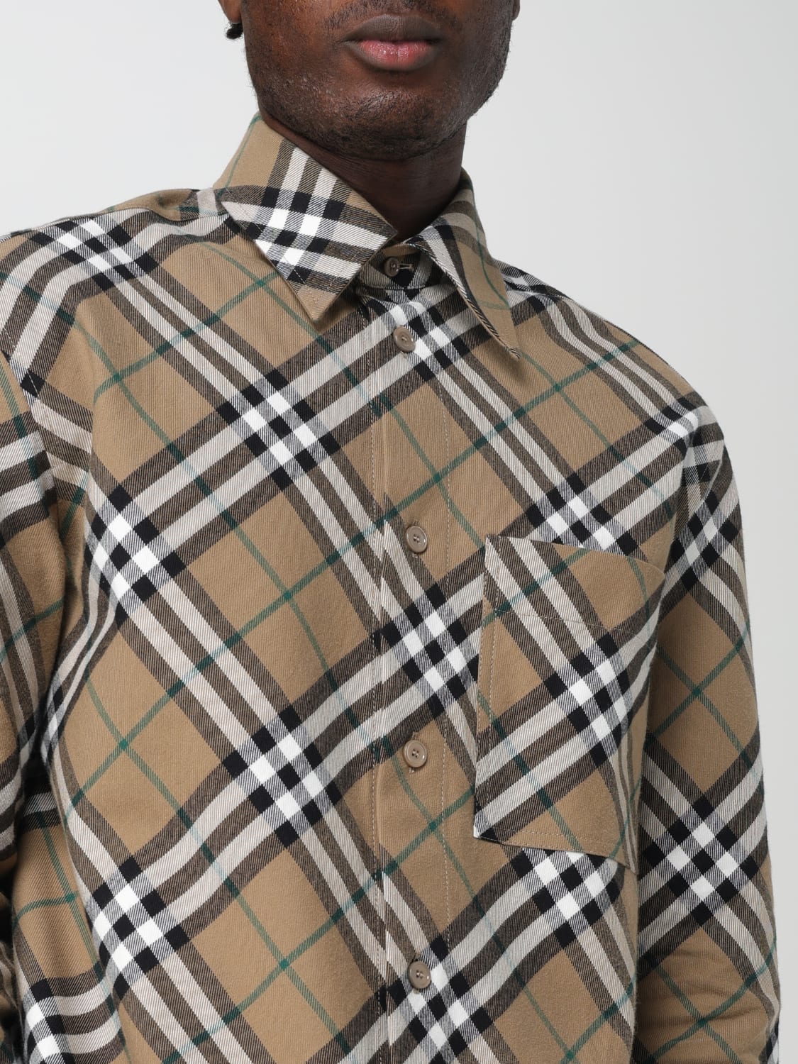 BURBERRY SHIRT: Burberry men's shirt, Multicolor - Img 5