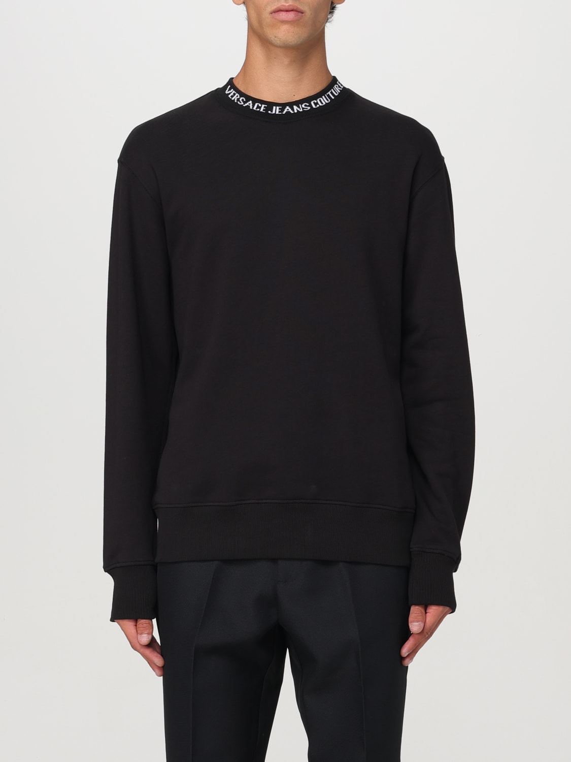 VERSACE JEANS COUTURE JERSEY: Jersey hombre Versace Jeans Couture, Negro - Img 1