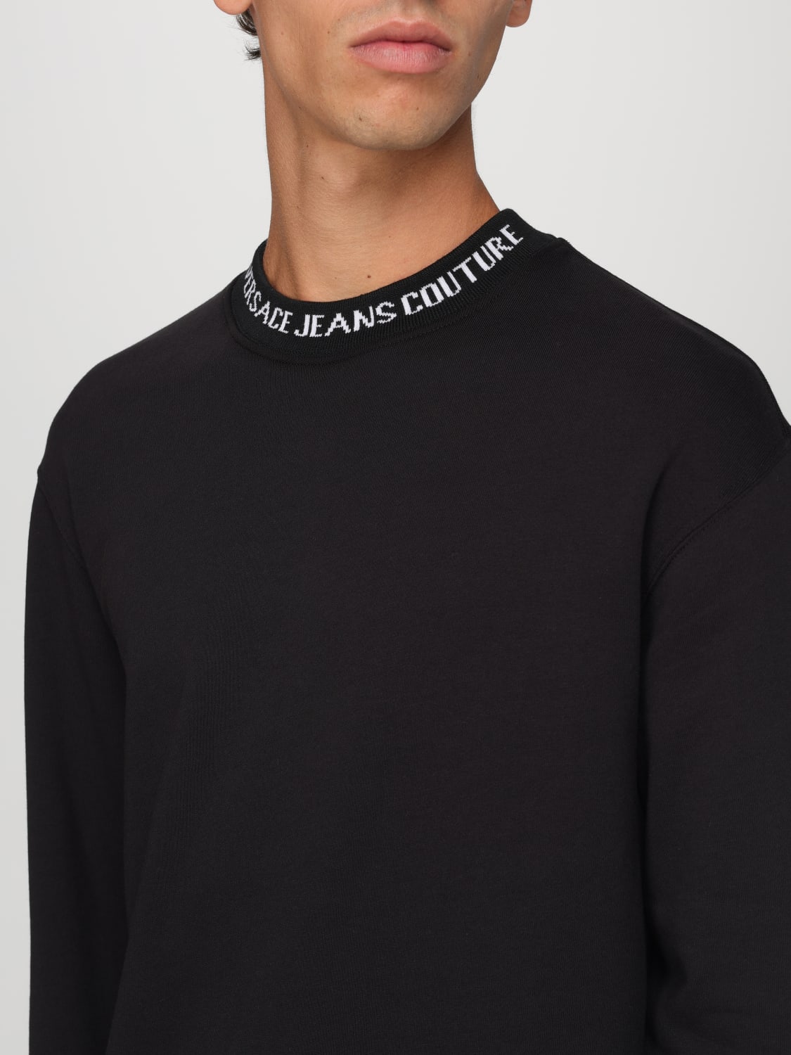 VERSACE JEANS COUTURE JERSEY: Jersey hombre Versace Jeans Couture, Negro - Img 3