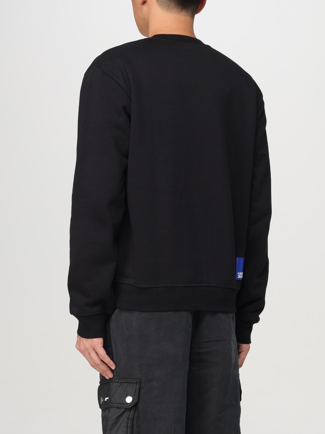 KARL LAGERFELD SWEATSHIRT: Pull homme Karl Lagerfeld, Noir - Img 2