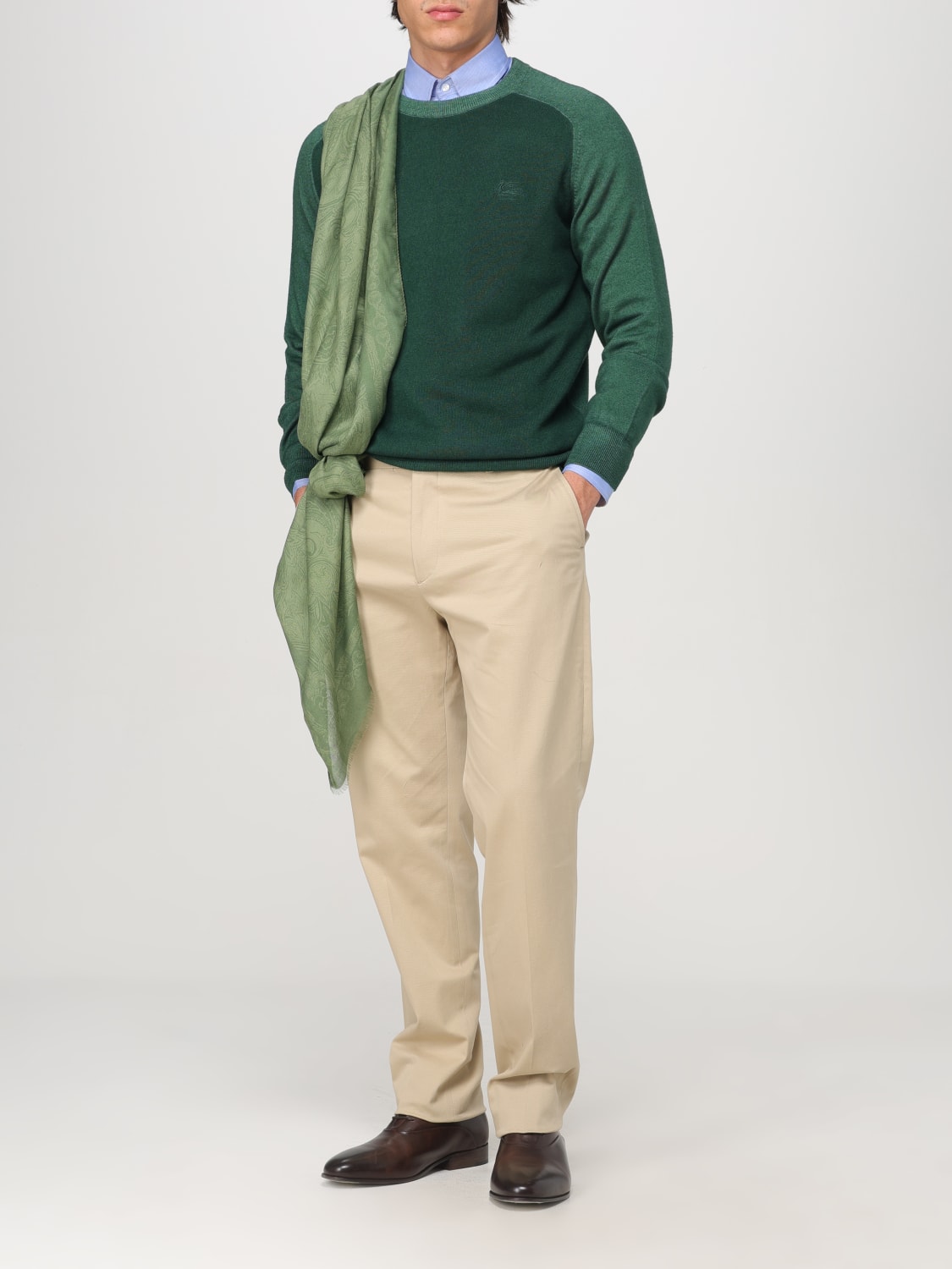 ETRO SWEATER: Sweatshirt men Etro, Green - Img 2