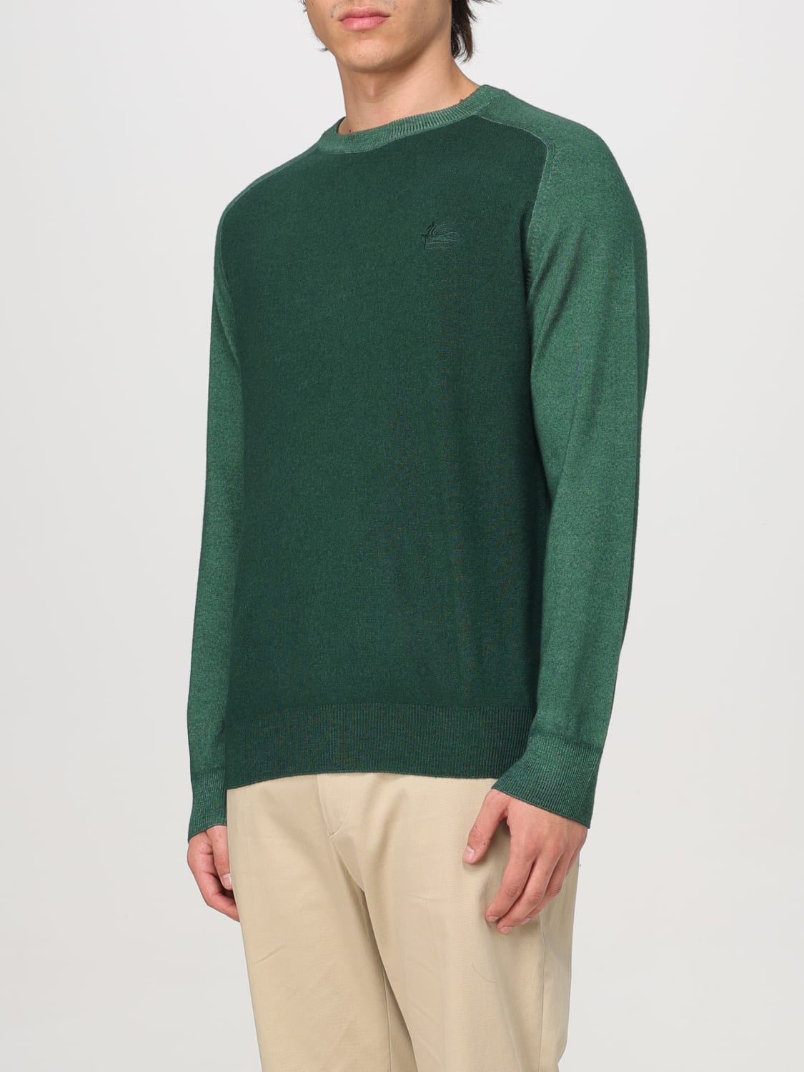 ETRO SWEATER: Sweatshirt men Etro, Green - Img 4