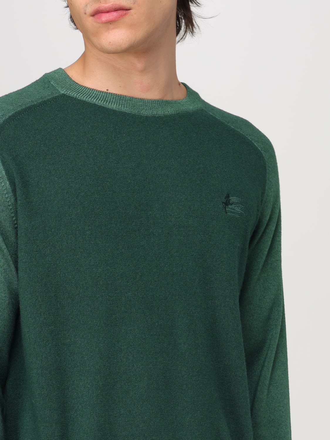 ETRO SWEATER: Sweatshirt men Etro, Green - Img 5