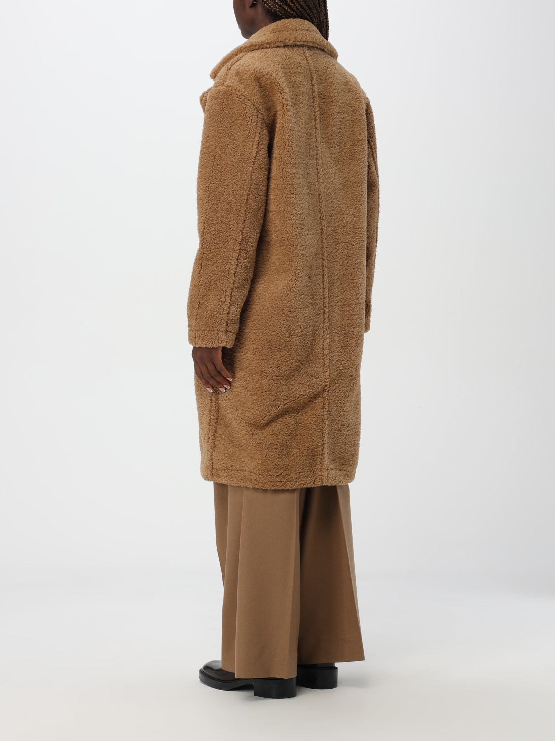 MICHAEL MICHAEL KORS Coat woman Michael Kors Camel Michael Michael Kors coat 77B1384M52 online at GIGLIO.COM