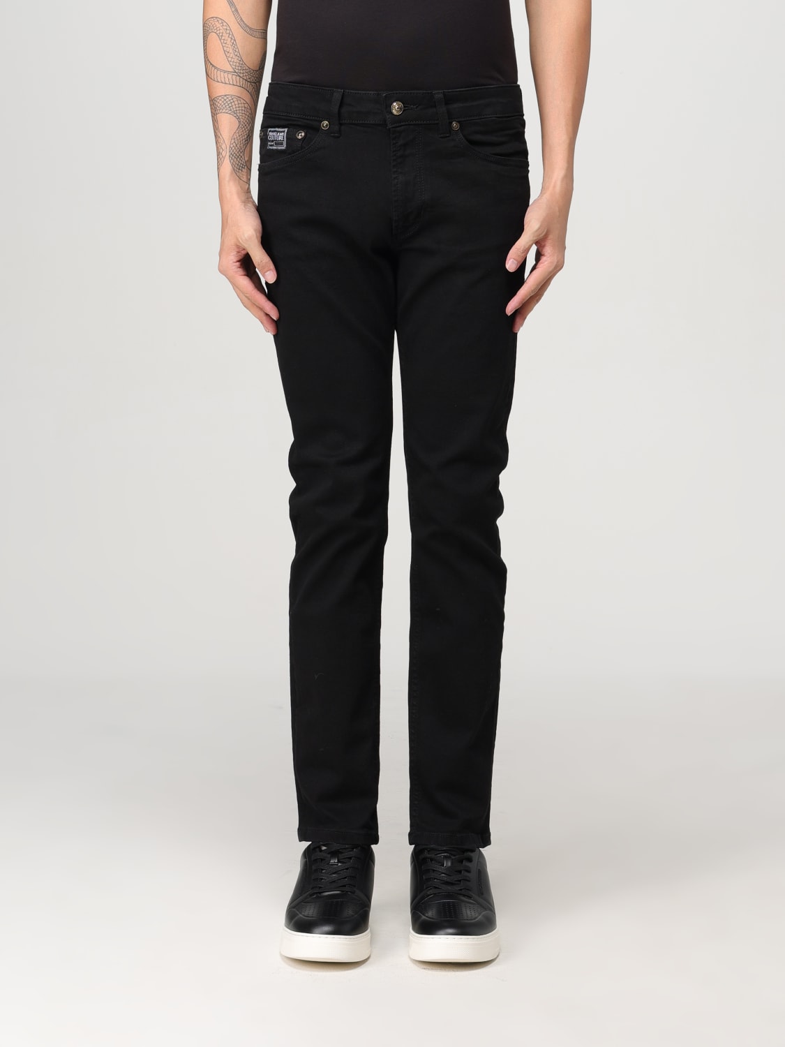 VERSACE JEANS COUTURE JEANS: Jeans men Versace Jeans Couture, Black - Img 1