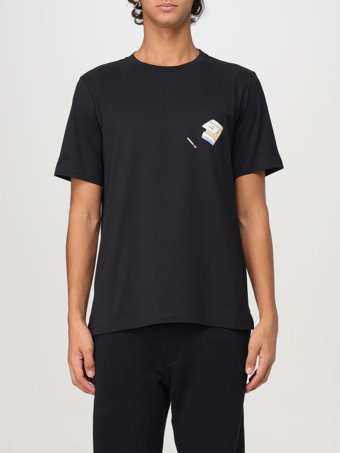 Giglio T-shirt Paul Smith in cotone organico con stampa