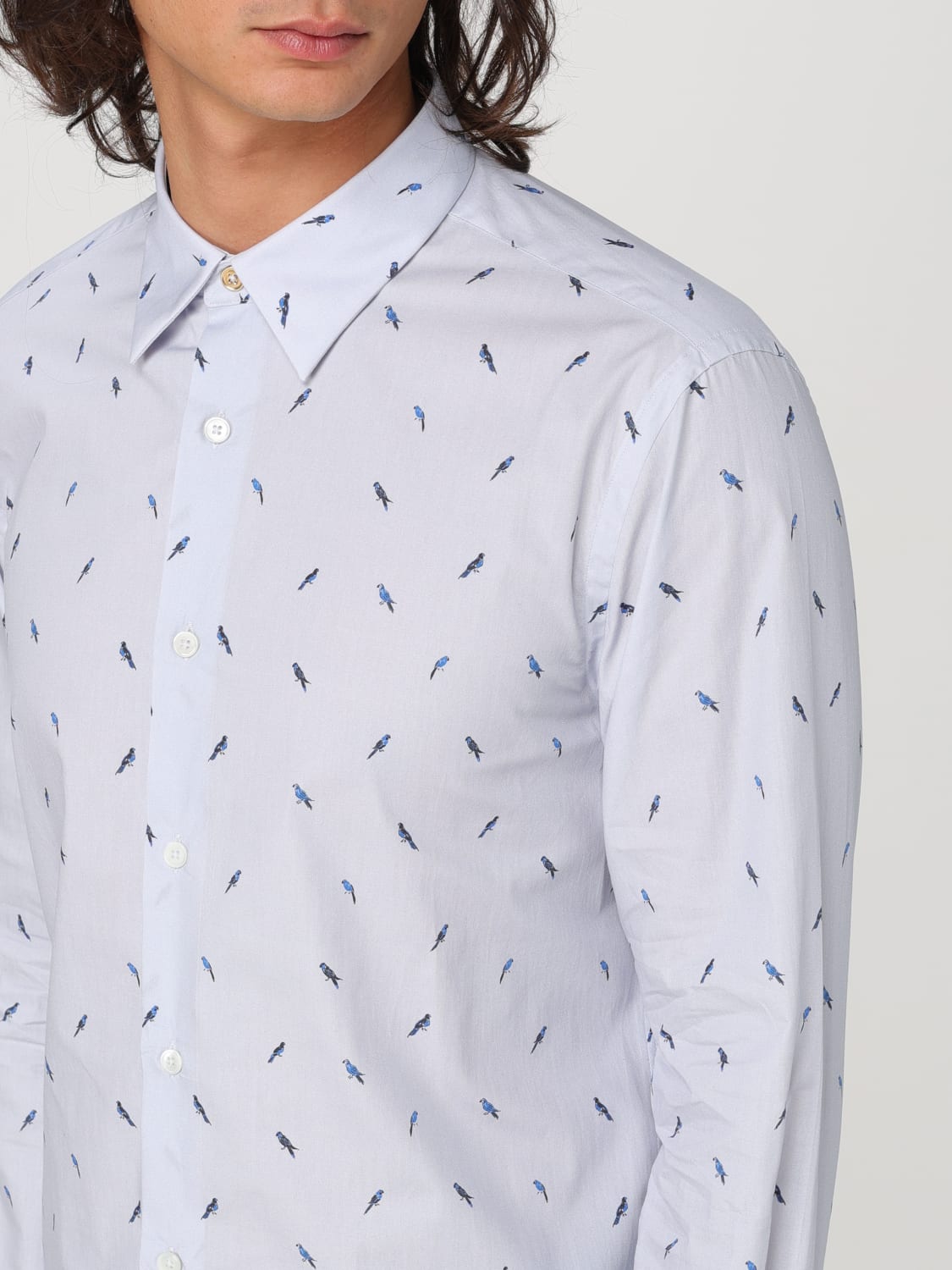 PAUL SMITH SHIRT: Shirt men Paul Smith, Gnawed Blue - Img 3