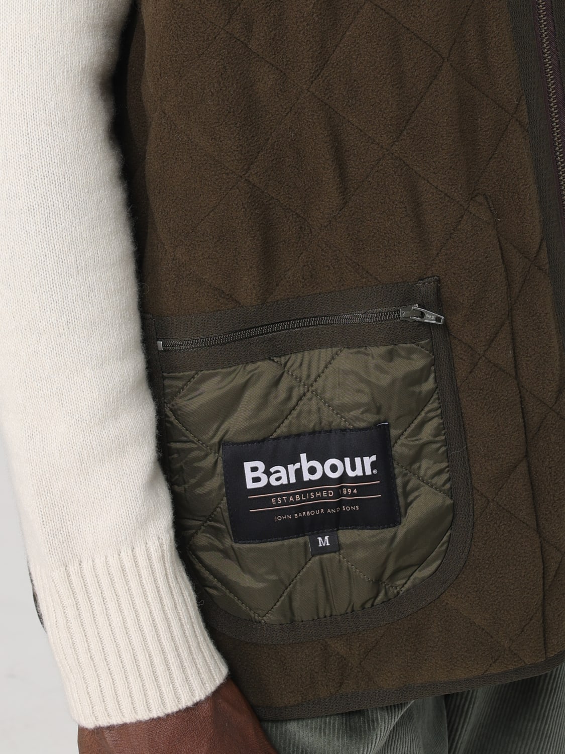 BARBOUR SUIT VEST: Suit vest men Barbour, Green - Img 4