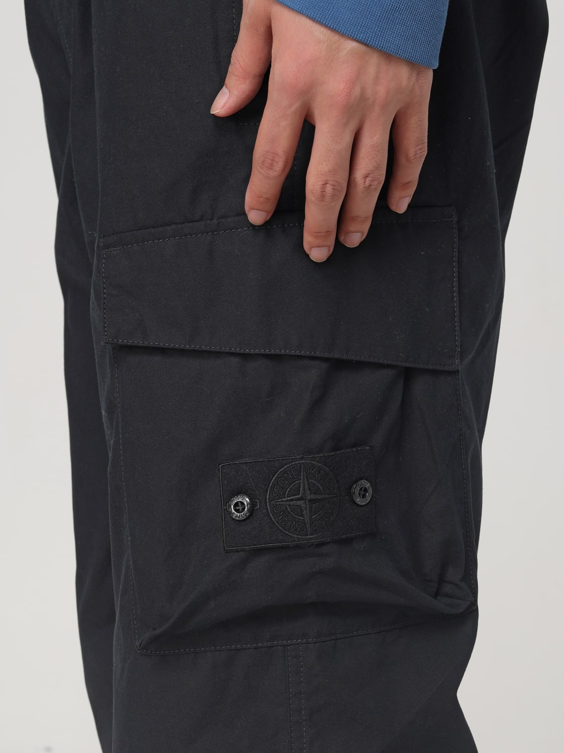 STONE ISLAND PANTALÓN: Pantalón hombre Stone Island, Negro - Img 5