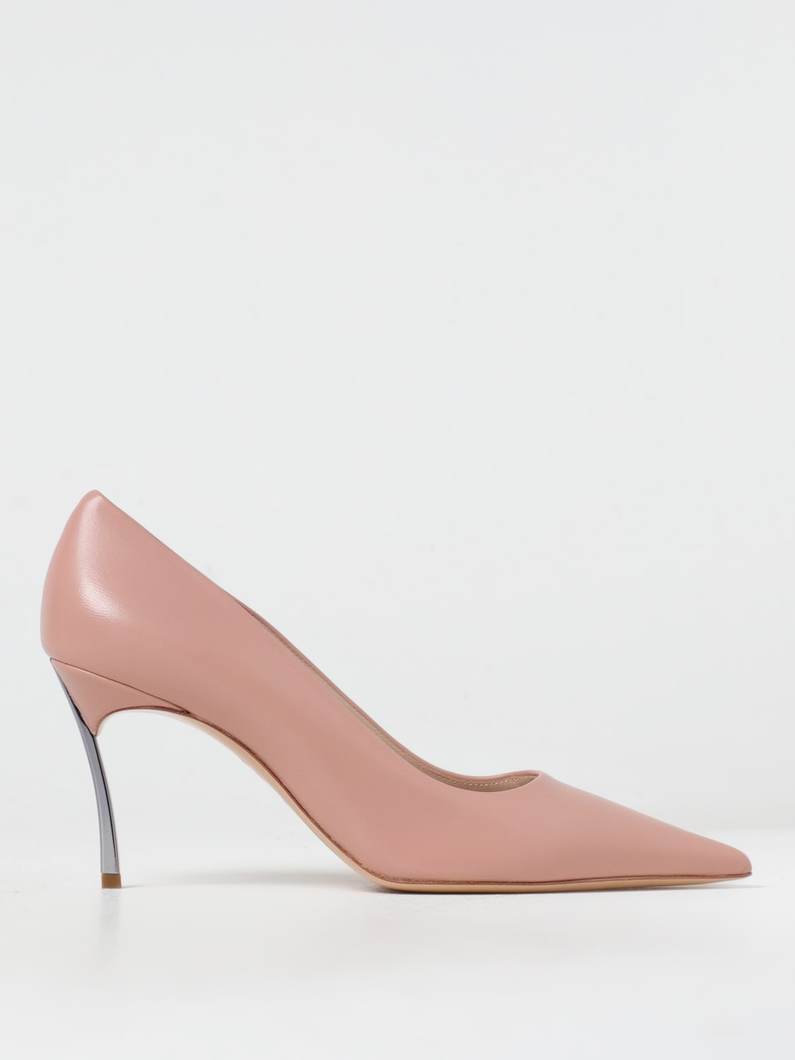 CASADEI PUMPS: Oxford shoes woman Casadei, Pink - Img 1