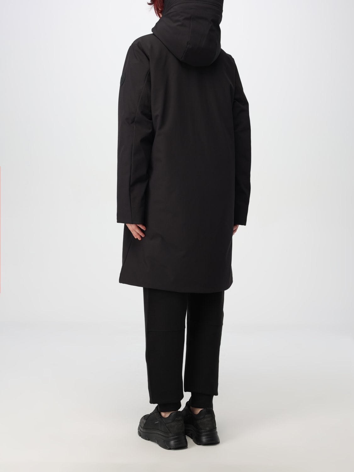 WOOLRICH TRENCH: Trench Woolrich in tessuto tecnico , Nero - Img 2