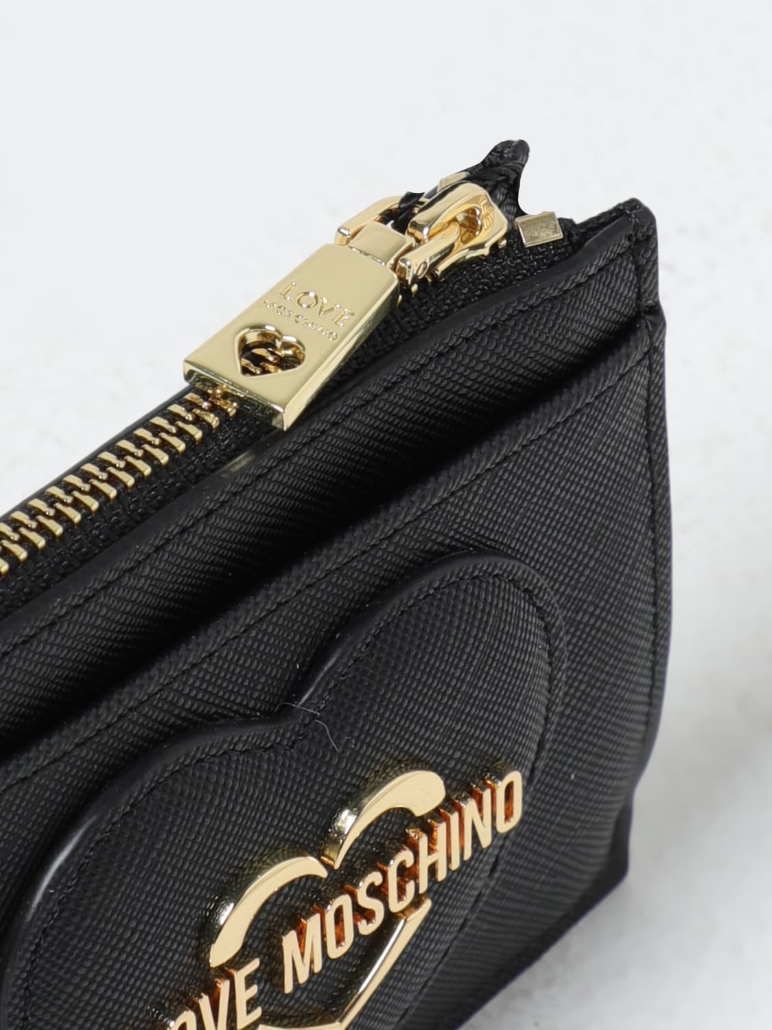 LOVE MOSCHINO WALLET: Wallet woman Love Moschino, Black - Img 3