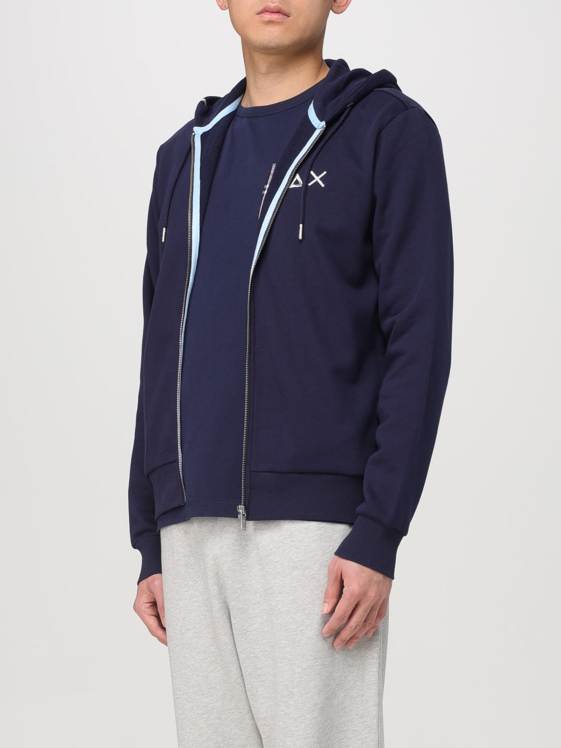 SUN68 SWEATSHIRT: Sweater men SUN68, Blue - Img 3