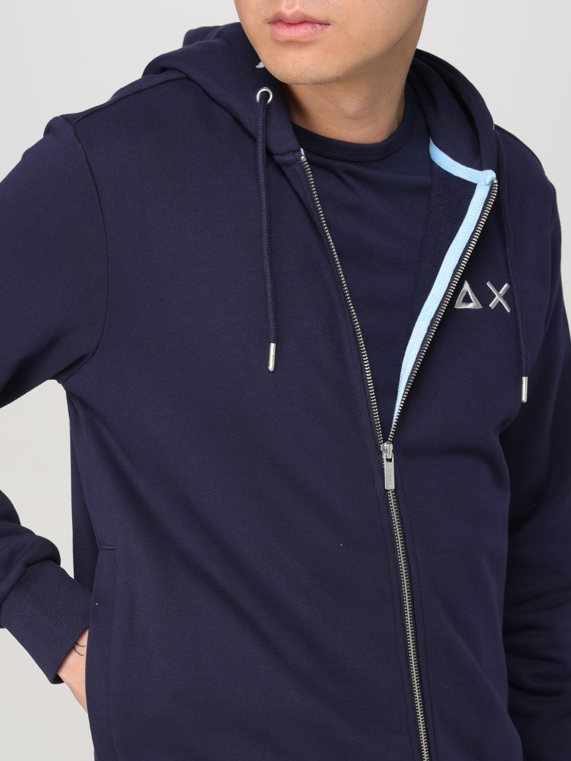 SUN68 SWEATSHIRT: Sweater men SUN68, Blue - Img 4