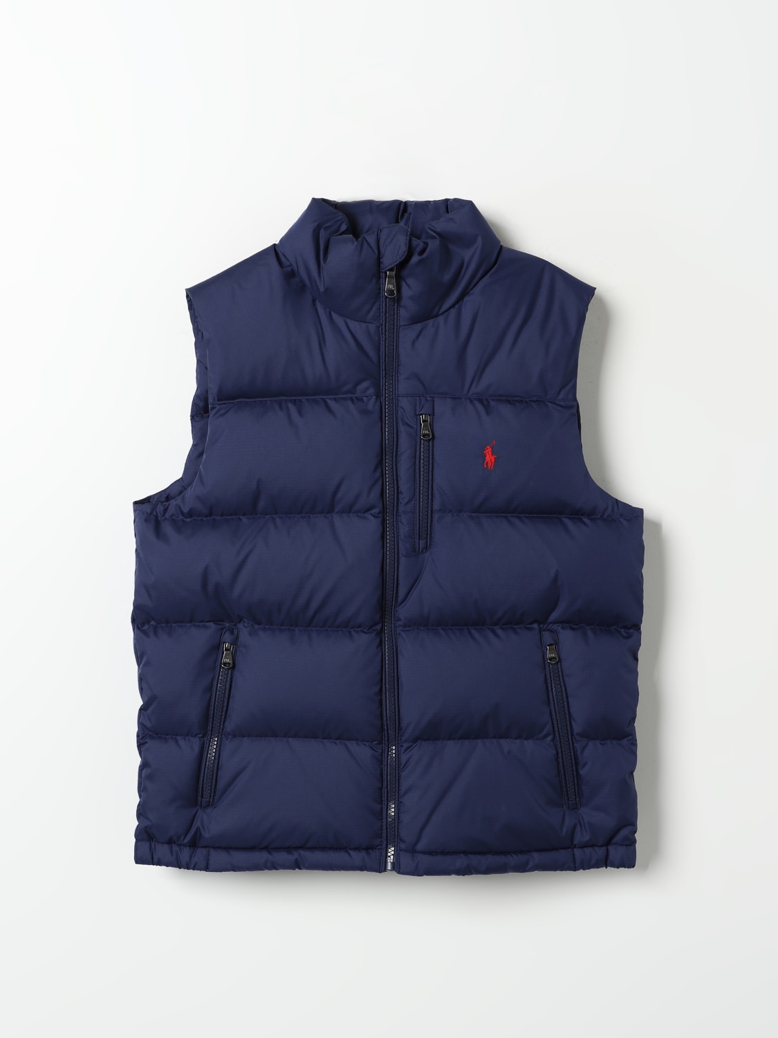 POLO RALPH LAUREN WAISTCOAT: Waistcoat kids Polo Ralph Lauren, Blue - Img 1