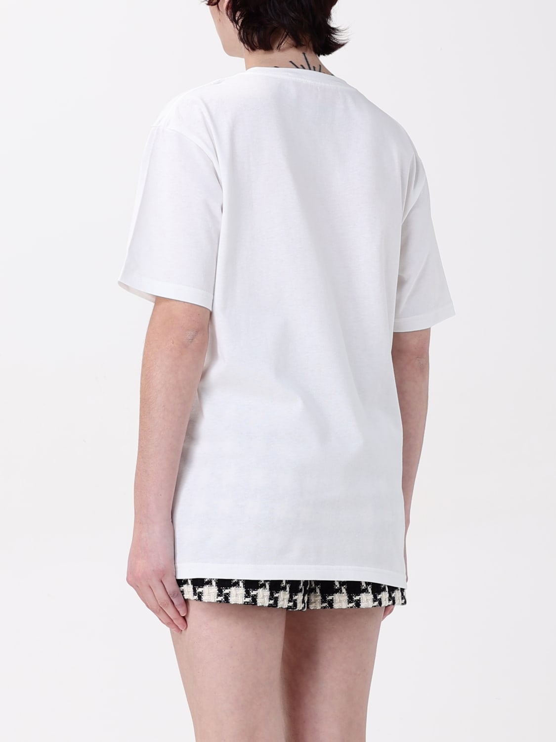 VALENTINO｜ (6B0MG24H 95W A03 / 6B3MG24H 95W A03) Valentino: Women's Jersey T-Shirt (Ivory) | DSMNY E-SHOP
