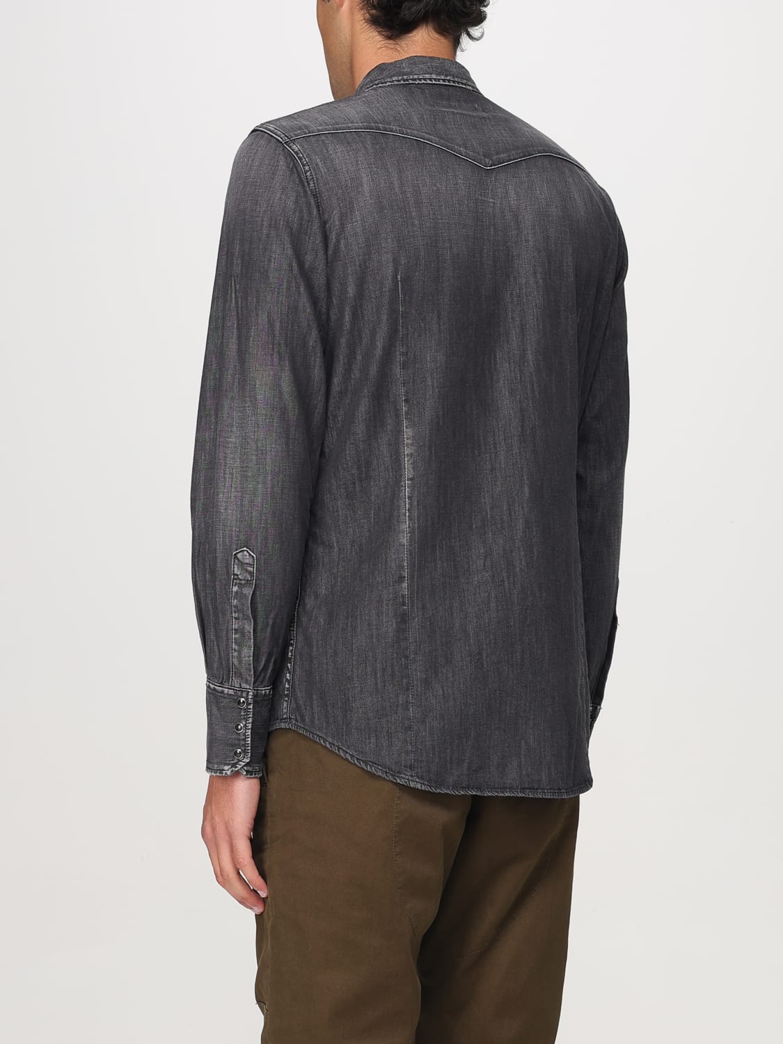 DSQUARED2 SHIRT: Shirt men Dsquared2, Black - Img 3